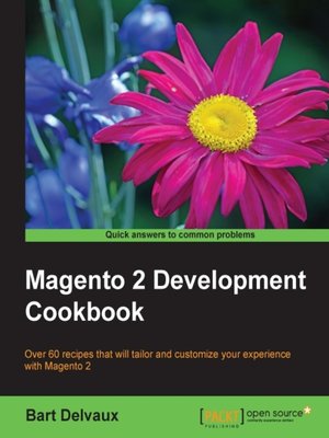 cover image of Magento 2 Development Cookbook